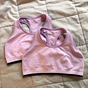 All in Motion girls sports bra workout top set